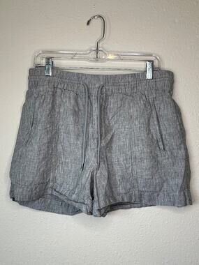 Athleta Retreat Linen Mid Rise 4" Short, Medium